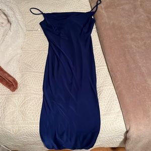 Royal Blue midi dress